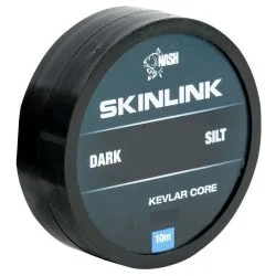 Plecionka przyponowa Nash Skinlink Semi-Stiff 25lb/10m, Silt Ostatnie sztuki