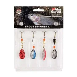 Popularny Zestaw błystek Abu Garcia Lure Kit - Trout Spinner (4szt.)