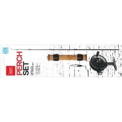Zestaw wędka + kołowrotek + akcesoria Lucky John Ice Fishing Rod Perch Set 45cm Super okazja