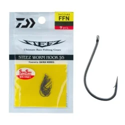 Nowość Haczyk Daiwa Steez Worm Hook SaqSas FFN (9szt.)