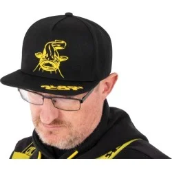 Niska cena Czapka z daszkiem Black Cat Flat Peak Cap Black