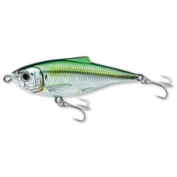 Wobler Live Target Scaled Sardine Twitchbait Suspend, Silver/Green Szybka wysyłka