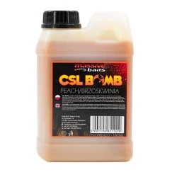 Popularny Liquid Massive Baits CSL Boomb - Peach (1000ml)