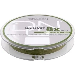 Taniej Plecionka Dragon No.Limit 8X-Braid 150m, Camo Green