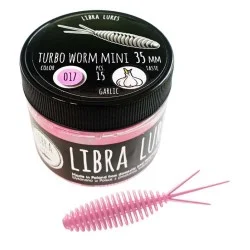 Szybka dostawa Przynęta gumowa Libra Lures Turbo Worm Mini 3,5cm, 017 Bubble Gum (15szt.)
