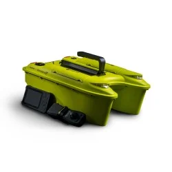 Łatwy zwrot Łódka zanętowa Ridge Monkey Hunter 750 Bait Boat Hi-Viz Echo Edition