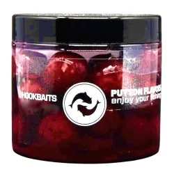 Kulki w zalewie Putton Flavors Boosted Hookbaits 20/24mm - Truskawka (200g) Wysoka jakość