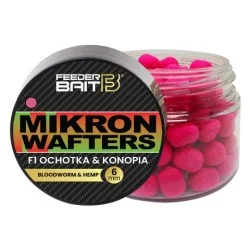 Mikron Feeder Bait Wafters 4/6mm - F1 Ochotka & Konopia (25ml) Szybka wysyłka
