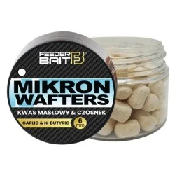Mikron Feeder Bait Wafters 4/6mm - Kwas Masłowy & Czosnek (25ml) Super okazja