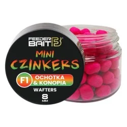 Mini Czinkers Wafters Feeder Bait 8x6mm - F1 Ochotka & Konopia (25ml) Dostępne od ręki