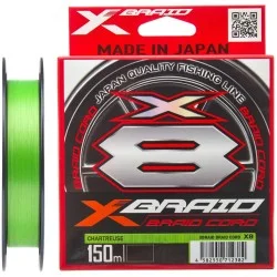 Obniżka ceny Plecionka YGK X-Braid Braid Cord X8 150m, Chartreuse