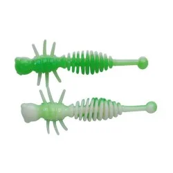 Rabat Przynęta gumowa Berkley Power Larvae, Spring Green/White