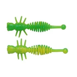 Do wyczerpania zapasów Przynęta gumowa Berkley Power Larvae, Spring Green/Sunshine Yellow