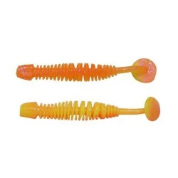 Bestseller Przynęta gumowa Berkley Powerbait Power Leech, Fluo Orange/Sunshine Yellow