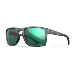 Okulary Wiley X Founder Captivate Polarized Green Mirror/Matte Graphite Frame Darmowa dostawa