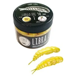 Ograniczona ilość Przynęta gumowa Libra LuresLargo XXL 5cm, 007 Yellow (8szt.)