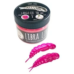 Taniej Przynęta gumowa Libra LuresLargo XXL 5cm, 019 Hot Pink (8szt.)