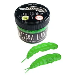 Wyjątkowa oferta Przynęta gumowa Libra LuresLargo XXL 5cm, 026 Hot Apple Green (8szt.)