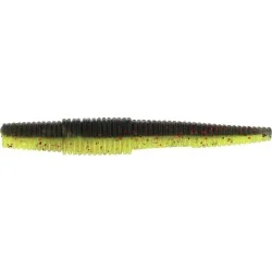 Zniżka Przynęta gumowa Westin Ned Worm Slim 5,5cm/1,5g, Black/Chartreuse (6szt.)