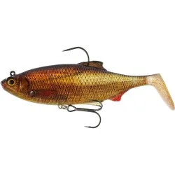 Wyprzedaż Przynęta gumowa Westin Ricky The Roach Shadtail R2F Sinking, Clear Rudd
