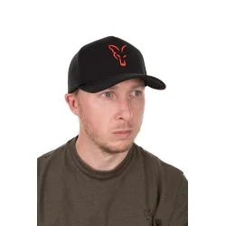 Czapka z daszkiem Fox Collection Baseball Cap - Black/Orange Hit sprzedaży