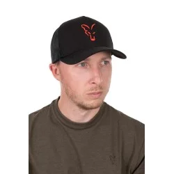 Czapka Fox Collection Trucker Cap - Black/Orange Premium