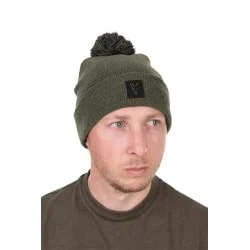 Czapka Fox Collection Bobble Hat - Green/Black Tylko do końca tygodnia