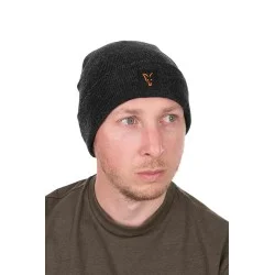 Bezpieczna płatność Czapka Fox Collection Beanie - Black/Orange