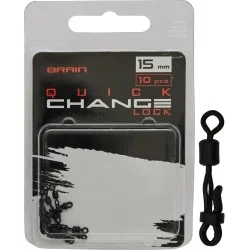 Krętlik z szybkozłączką Brain Quick Change Lock 15mm (10szt.) Bezpieczna płatność