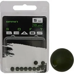 Koralik Brain Soft Beads, Green (10szt.) Nie przegap