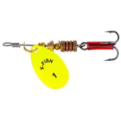 Błystka X-Fish Stark, Nikel UV Lime Oferta czasowa