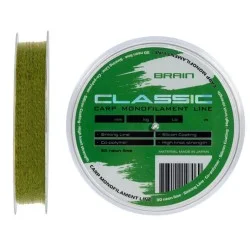 Żyłka Brain Classic Carp Line 150m, Neon lime Oferta limitowana
