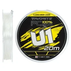 Żyłka Favorite Fluorocarbon U1 FC 20m, Clear Nowość